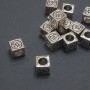 Mărgea Pandora Cub, accesorii, diametrul 7 mm, gaura Ø 4,7 mm, ambalaj 20 g, 13 bucăți (+/-)
