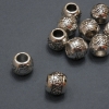Mărgea Pandora, diametrul 10×8 mm, gaură de 4,6 mm, ambalaj 20 g, 10 buc. (+ -)
