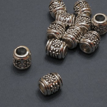 Mărgea Pandora, diametru 8,5×9 mm, gaură 4,5 mm, ambalaj 20 g, 11 bucăți (±)