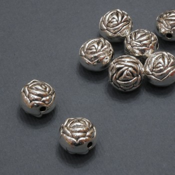 Furnitură mărgea-inserație interioară, diametrul 1,5 mm + -, diametrul 10x8,5 mm + - ambalaj 20 g 8 buc. (+ -)