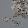 Pandantiv Fluture, furnitură pentru bijuterii, diametru 14×9 mm, ambalaj 45 bucăți, 20 g