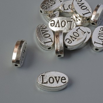 Furnitură – inserție pentru mărgele, diametru 8×12, 5×3, 5 mm, ambalaj 14 bucăți, 20 g