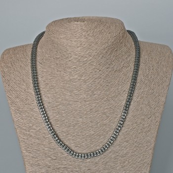 Намисто Гематит Квітка, діаметр 6х3мм+-, довжина 50см+