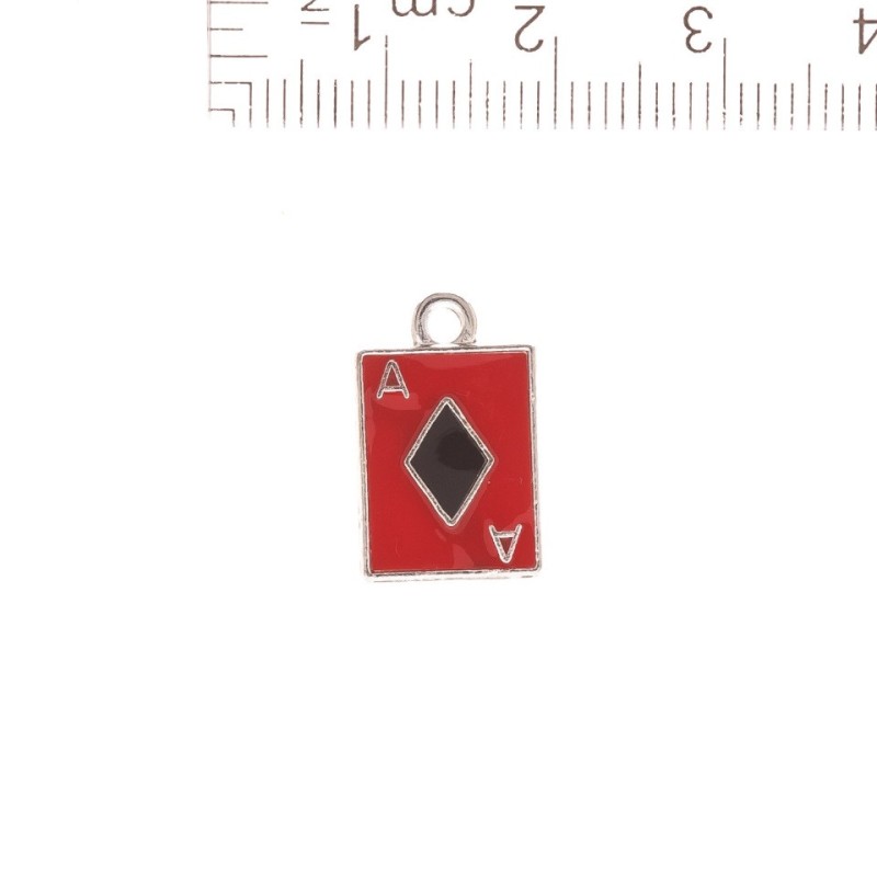 Pandantiv – Asul de diamante, 11×17 mm, ambalaj 5 buc.