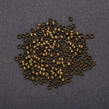 Crimpuri fixatoare, diametrul de 3 mm, culoare bronz, 320 g