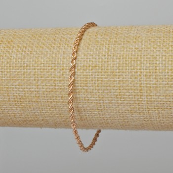 Brățară Xuping placată cu aur 18K, lungime 19 cm, grosime 2,5 mm