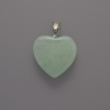 Pandantiv Inimă din angelit, diametrul aproximativ 20×20×6 mm, lungimea 28 mm