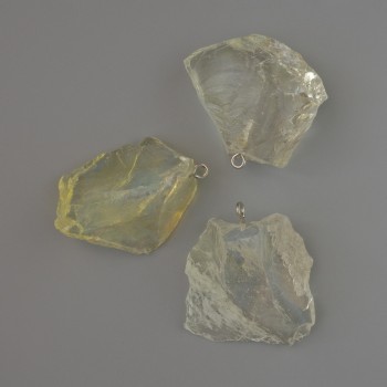 Pandantiv din piatră lunară brută, diametrul 38x19 până la 38x31 mm, asortiment