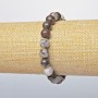 Brățară din jasper, bile netede, diametrul 8,5 mm, lungime 18 cm, extensibilă