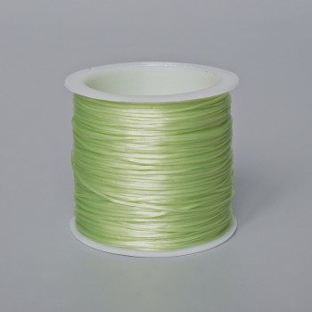 Elastic pentru handmade, bobină, culoare verde salată, lungime 30 m+