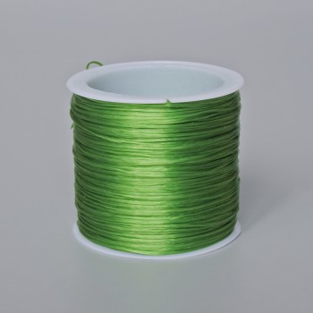 Elastic pentru artizanat, bobină verde, lungime 30 m+
