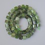 Mărgele din jadeit canadian, piatră naturală, discuri facetate, diametrul 8×6 mm, lungime 38 cm, ± cu mărgele pe fir