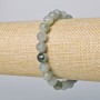 Brățară din labradorit natural, mărgele tăiate de 8 mm, lungime 18 cm, +/- (elastic)