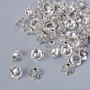 Capăt de furnitură, diametru 8x5 mm, diametrul orificiului 1,7 mm, ambalaj de 20 g ±, culoare argintiu metal ~57 buc