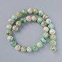 Mărgele Chrysoprase (acril sintetic) sferice netede, diametrul 12 mm +/-, lungime 40 cm +/- pe fir