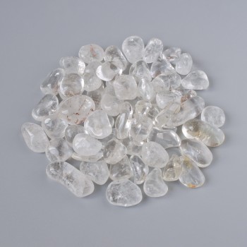 Piatră naturală suvenir – cristal de munte, fațetat 14×11 mm, ambalaj de 100 g