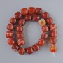 Mărgele din carneol, piatră naturală, în formă de cilindru neted, diametrul 15×13 mm, 5 mm +/-, lungime 38 cm +/- pe fir