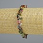 Brățară din turmalin natural, granule de 6×2 mm, lungime 18 cm, extensibilă (stretch)