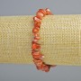 Brățară din carneol, piatră naturală – fragmente, diametru 8×4 mm, lungime 18 cm, pe bază elastică