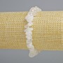 Brățară din cristal de munte, granule din piatră naturală, diametrul 8x4 mm, lungime 18 cm +/- (elastic)