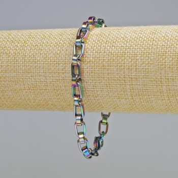 Brățară Xuping cu acoperire «benzină» 18K, grosime 6 mm+-, lungime 22 cm+