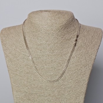 Lanț Xuping placat cu rodiu, grosime 3,5 mm, lungime 45 cm