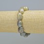 Brățară din labradorit natural, fațetată, diametrul 11x13 mm ± (elastică), lungime 18 cm