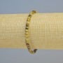 Brățară Grosular verde, piatră naturală tăiată în formă de cub, diametru aproximativ 5 mm ± (elastică), lungime 18 cm+