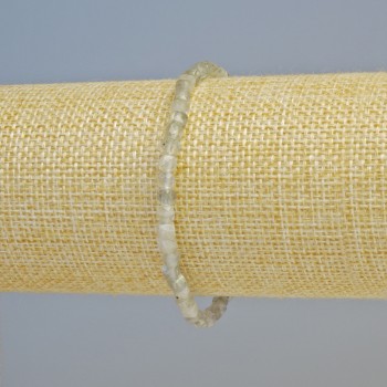 Brățară din labradorit natural, pietre tăiate cuburi, diametrul 4 mm +/- (elastic), lungime 18 cm+