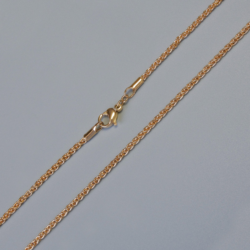 Lănțișor Xuping placare cu aur 18K, grosime 1,9 mm, lungime 60 cm