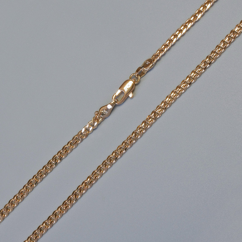 Lanț Xuping placare cu aur 18K, grosime 3 mm, lungime 45 cm