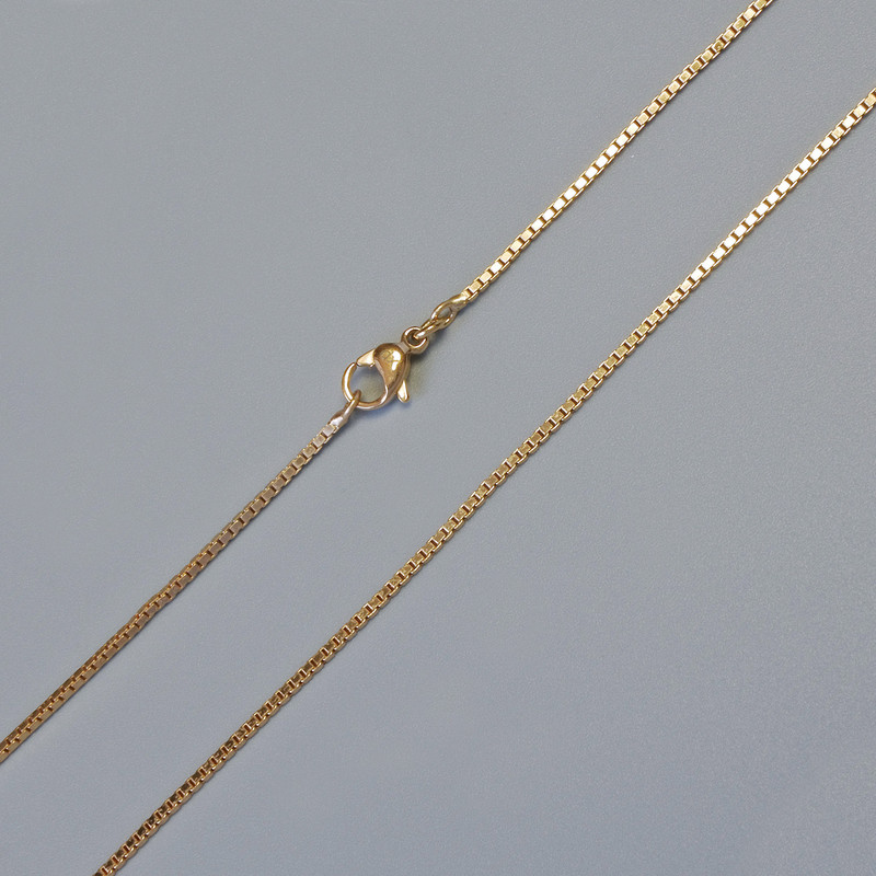 Lanț Xuping placare cu aur 18K, grosime 1 mm, lungime 60 cm