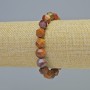 Brățară din jasp mookaite, piatră naturală multifacetată, dimensiune 9×10 mm ± (pe elastic), lungime 18 cm+