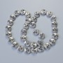 Mărgele din hematit «Copac» argintii, diametru 12,5×4,5 mm, lungime aproximativă 41 cm, pe fir