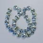 Mărgele din hematit «Copac» în culoare chameleon, diametrul 12,5 × 4,5 mm, lungime 41 cm ±, pe șnur