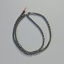 Mărgele de hematit dreptunghiulare, culoare neagră, diametru 5×3 mm, lungime aproximativă 40 cm, șir