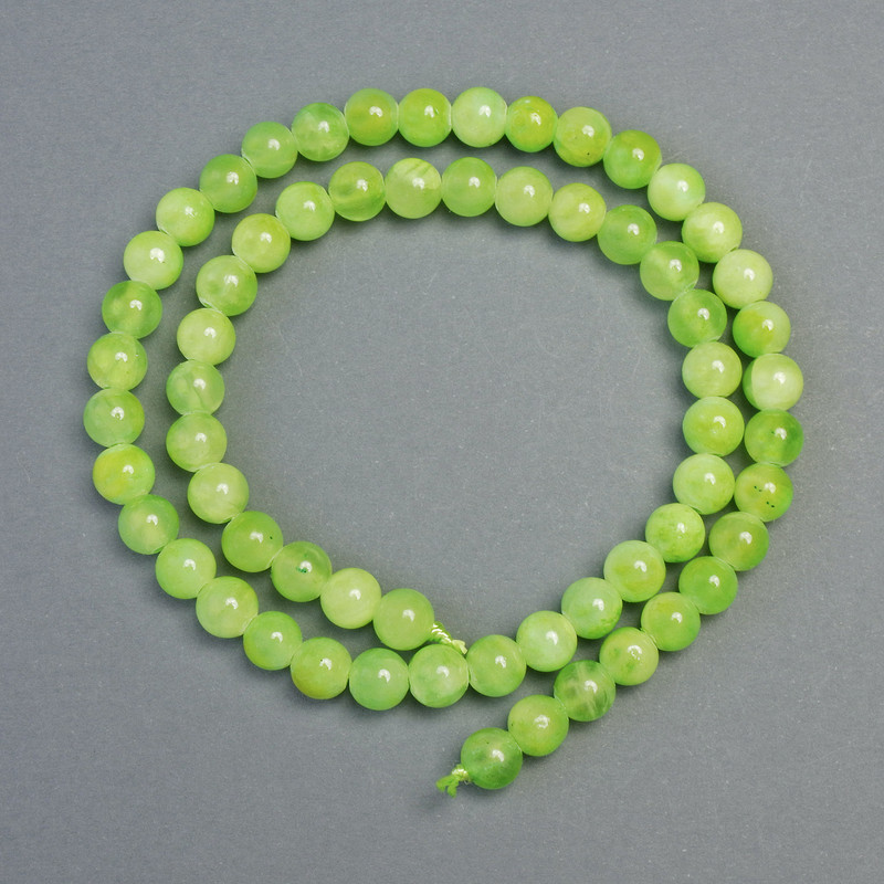 Mărgele din onix, piatră naturală, bile lucioase, diametrul 6,5 mm, lungime 38 cm, pe șnur