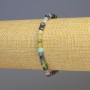 Brățară din mix de pietre naturale, cuburi șlefuite, diametrul aproximativ 5×5 mm, lungime aproximativă 18 cm, pe elastic