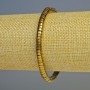 Brățară din hematit, rondeluri, culoare aur închis, diametru 5×2 mm, lungime 18 cm, pe elastic