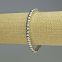 Brățară hematit curcubeu cu rondele colorate, diametru 6x4 mm, lungime 18 cm, pe elastic