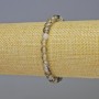 Brățară din agat Venele Dragonului, mărgele netede de 6 mm, lungime 18 cm, elastic