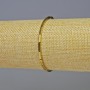 Brățară din hematit, dreptunghiulară, culoare aurie, diametru 7x2 mm, lungime 18 cm, pe bază elastică