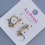 Cercei Xuping 19x2,5 mm cu placare aur 18K