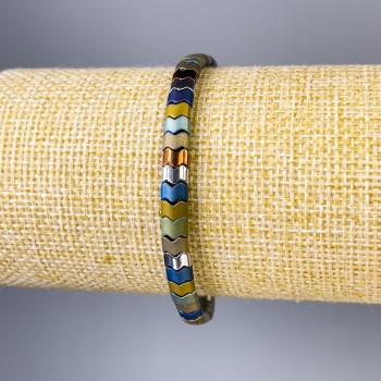 Brățară din hematit «Șarpe» — diametrul 5×3 mm, lungime 18 cm, bază elastică