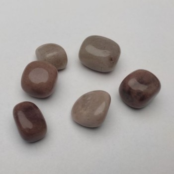 Piatră naturală decorativă rodohrozit, fațetată, 22×17 mm (+/-), ambalaj de 100 g