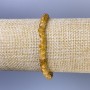 Brățară din citrin facetat, cub, diametrul 5 mm, lungime 18 cm, pe bază elastică
