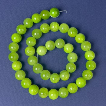 Mărgele din onix, bile netede, diametrul 10 mm (+/-), lungime 40 cm (+/-) pe fir