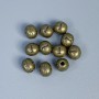 Furnitură mărgea-inserție cu litera „I”, culoare bronz vechi, dimensiune 6x7 mm, gaură de 1,8 mm, ambalare 28 buc.