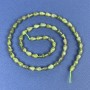 Mărgele din jadit, în formă de lacrimă, 7×4 mm, pe șnur, lungime 39 cm ±