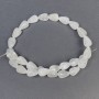 Mărgele din cristal de munte, piatră naturală, în formă de picătură, diametru 15×10 mm, gaură de 1 mm, lungime 40 cm